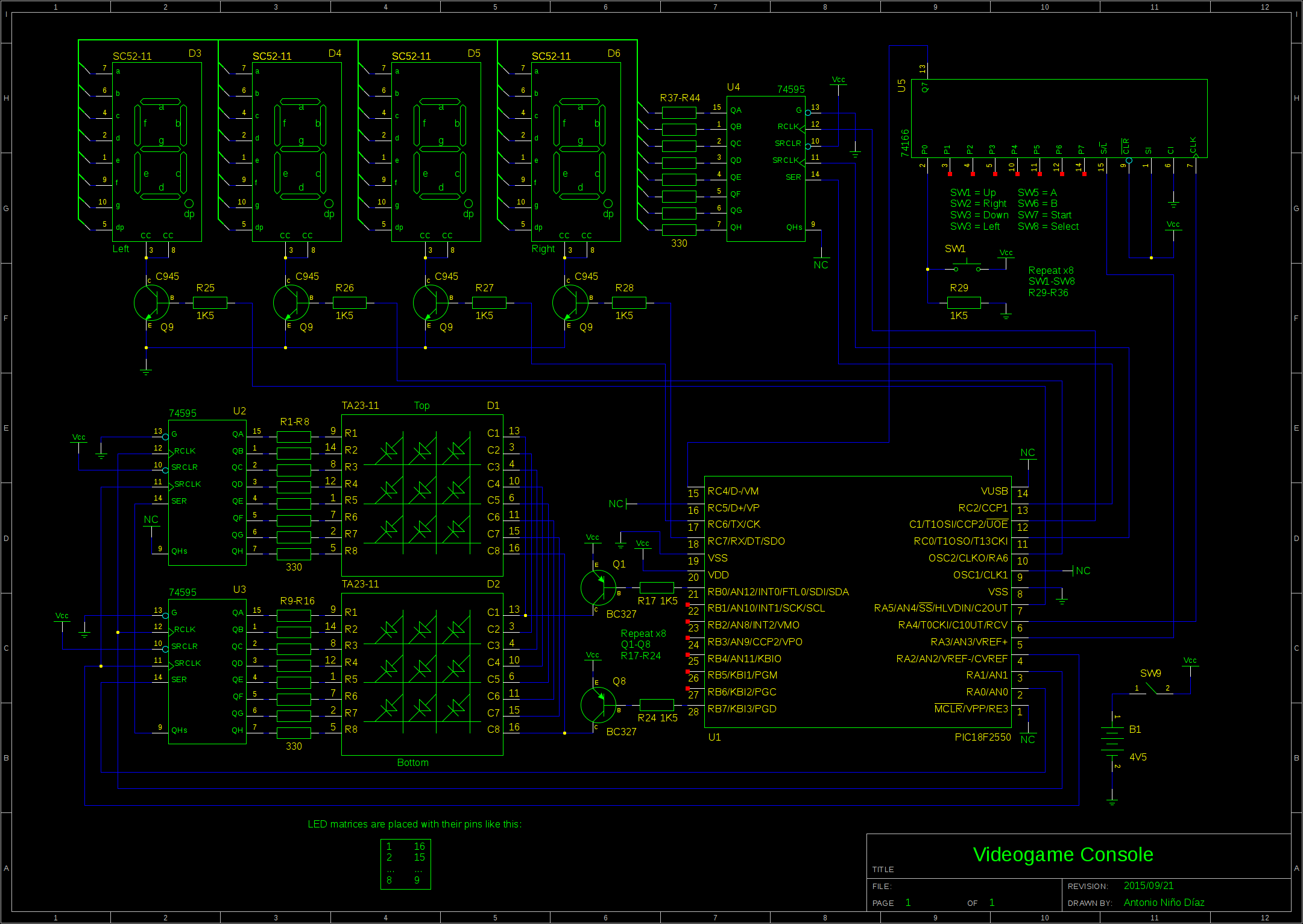 Schematics in color