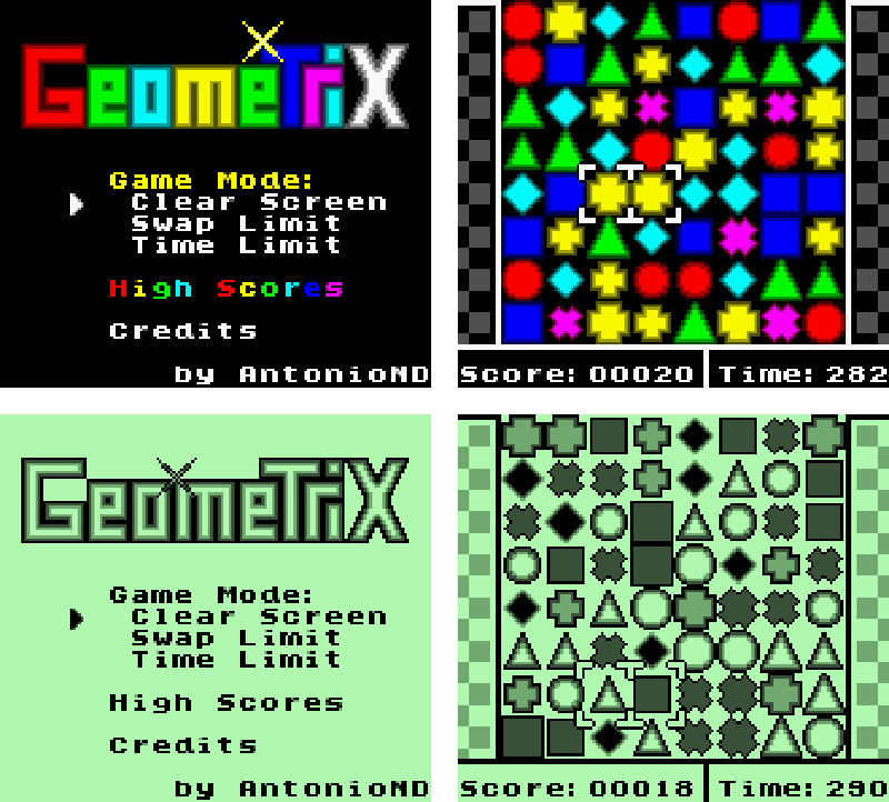 Featured image of post Geometrix [GBC Game][GBDev 2015]